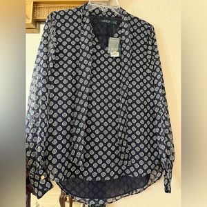 Ralph Lauren Women’s Talesha Pullover Blouse